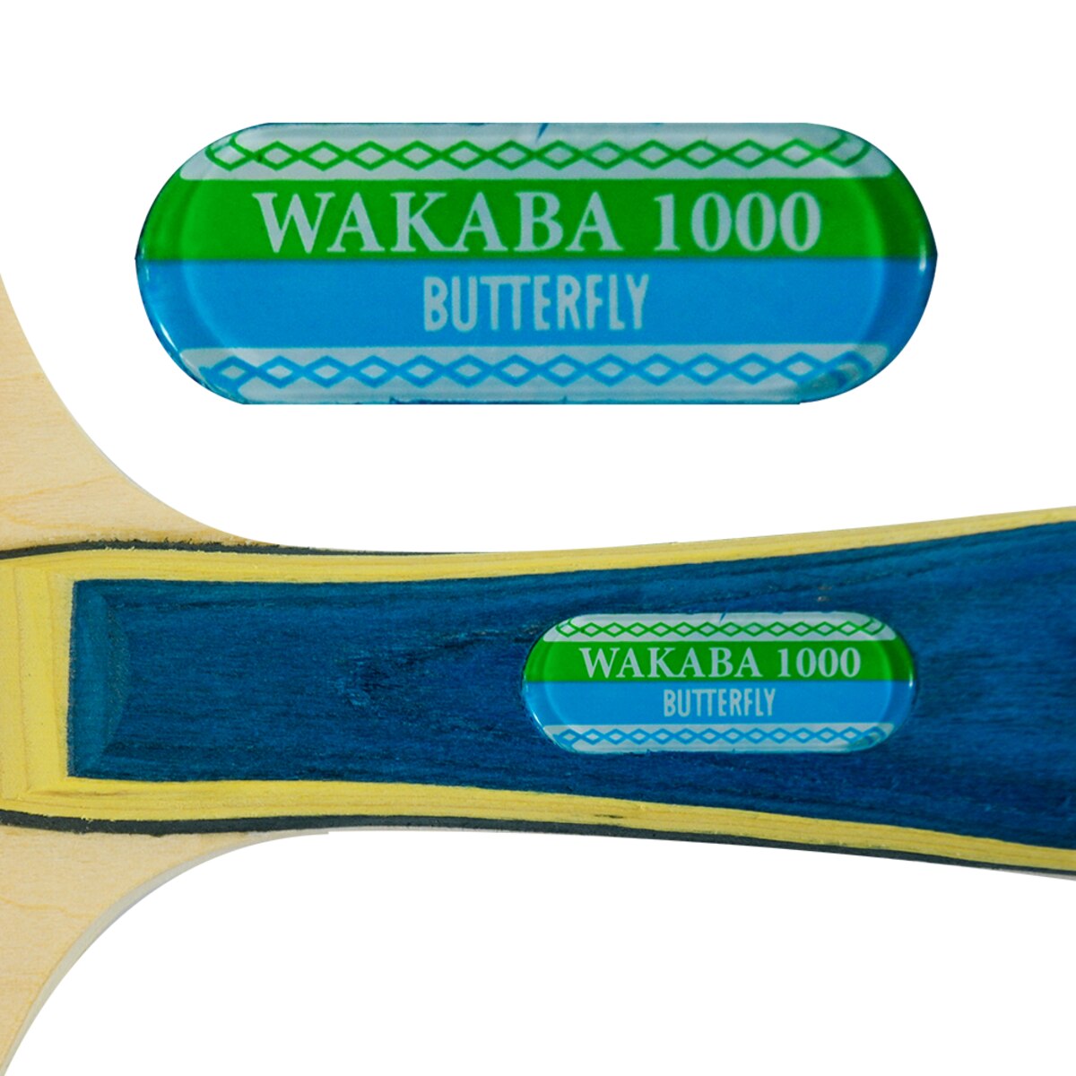 Butterfly Wakaba 1000 Racket: Blade Emblem